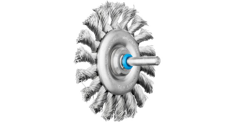 1001436524 INOX-TOTAL round brush knotted RBGIT diameter 70x6mm, 6mm, wire 0.35