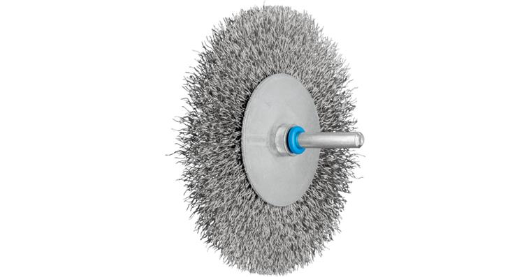 1001441789 POS round brush unknotted RBU diameter 100x10mm shaft 6 mm wire 0.30