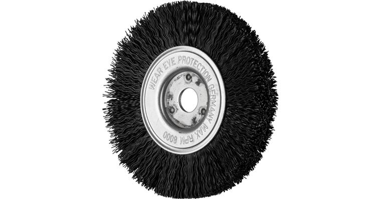 1001437186 round brush, narrow, unknotted RBU 100x12x12 mm bore Plastic fill 0.40