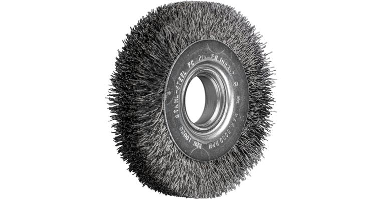1001438621 round brush wide unknotted RBU diameter 100x20xVariable bore, 0.30mm