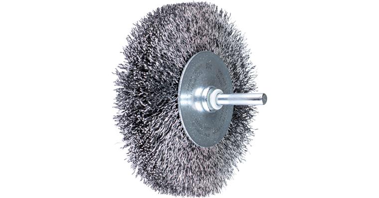 1001441776 round brush unknotted RBU diameter 100x20mm shaft 6 mm steel wire 0.30