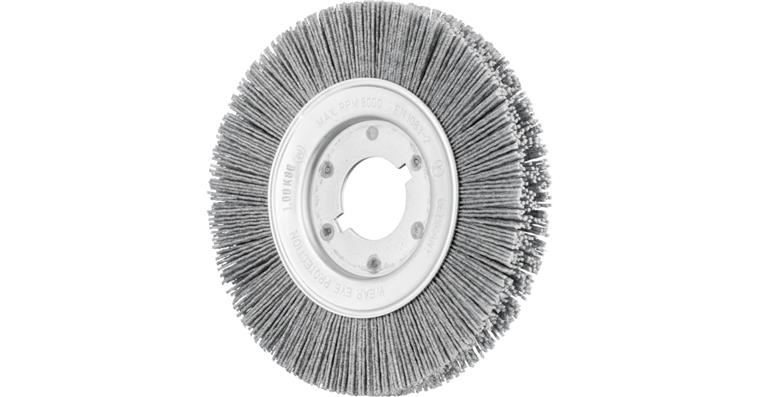 1001434029 round brush narrow unknotted RBU 150x16xVariable bore, 1.00mm grit 80