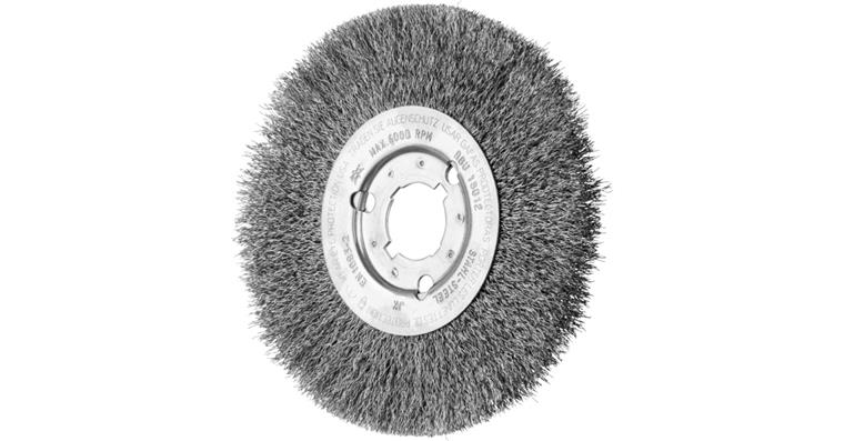 1001435208 Round brush narrow unknotted RBU 180x12xVariable bore Steel wire 0.30