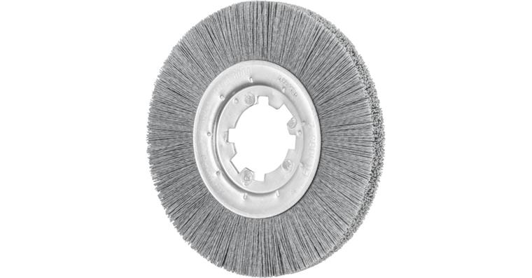 1001436585 round brush unknotted RBU diameter 200x13x50.8mm bore 0.55mm grit 120