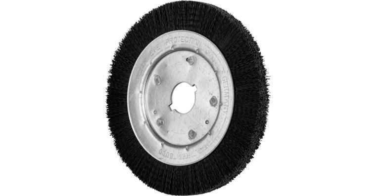 1001437189 round brush narrow unknotted RBU 200x16xVariable bore plastic 0.40mm
