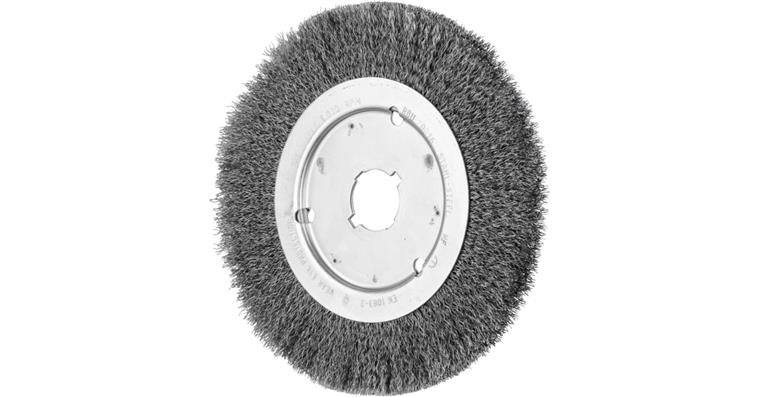 1001434026 Round brush narrow unknotted RBU 200x16xVariable bore Steel wire 0.25