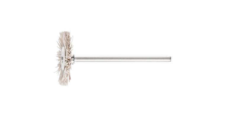 1001440054 miniature round brush RBU diameter 22x2 mm shaft 2.34 mm grit 600