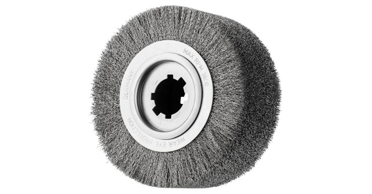 1001436606 deburring brush unknotted RBU diameter 250x100x50.8mm bore wire 0.35