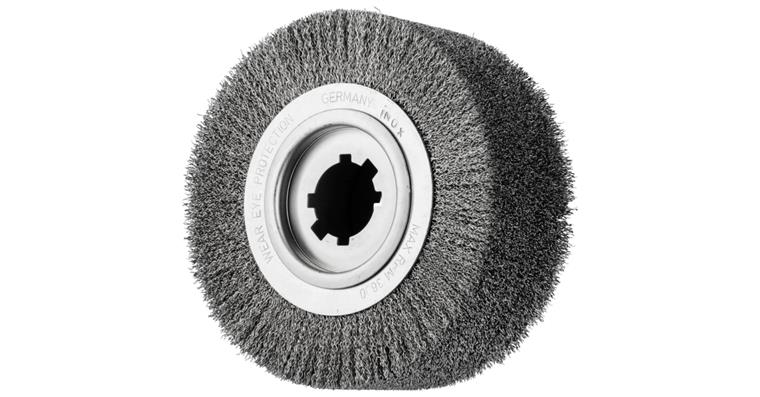 1001436608 deburring brush unknotted RBU diameter 250x100x50.8 mm bore wire 0.50