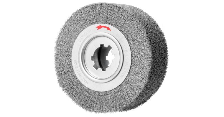 1001436605 deburring brush unknotted RBU diameter 250x100x50.8 mm bore wire 0.35