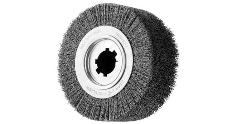 1001436607 deburring brush unknotted RBU diameter 250x100x50.8mm bore wire 0.50