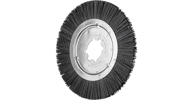 1001437032 round brush unknotted RBU diameter 250x15x50.8mm bore 1.10mm grit 120