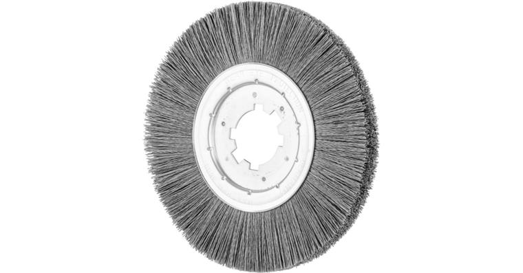 1001436588 round brush unknotted RBU diameter 250x15x50.8mm bore 0.55mm grit 120