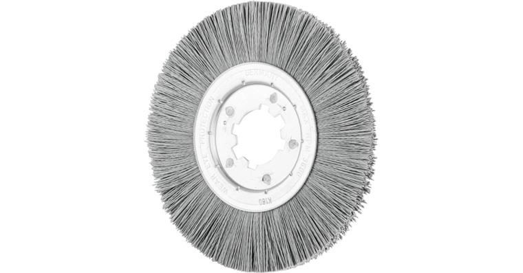 1001436589 round brush unknotted RBU 250x15x50.8 mm bore SiC filament 0.90 grain 180