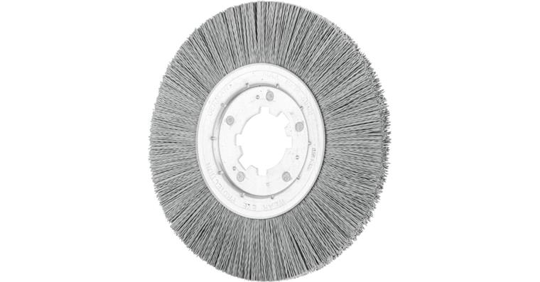 1001436590 round brush unknotted RBU diameter 250x15x50.8mm bore 0.55mm grit 320