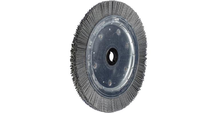 1001434031 Wheel brush narrow unknotted RBU 250x16xVariable bore SiC 1.00mm grit 80