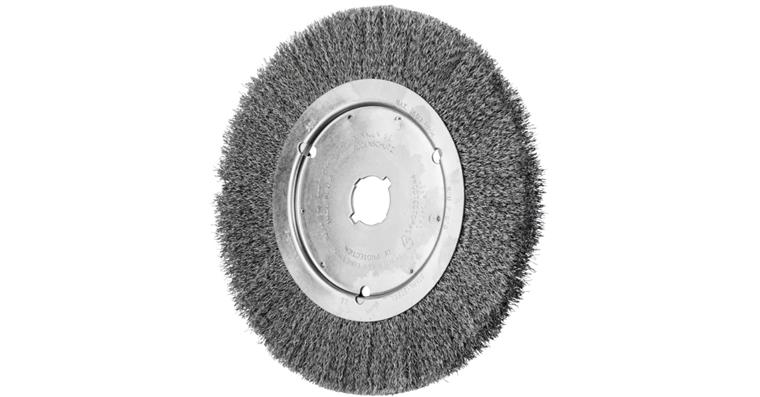 1001434027 Round brush narrow unknotted RBU 250x20xVariable bore Steel wire 0.25