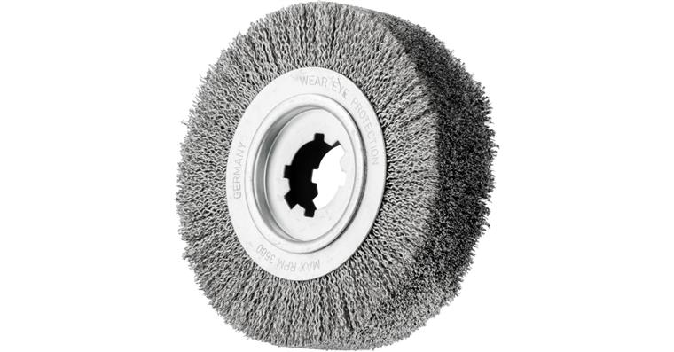 1001436596 deburring brush unknotted RBU diameter 250x60x50.8 mm bore 0.35 mm