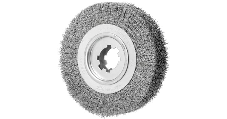 1001436597 deburring brush unknotted RBU diameter 250x60x50.8mm bore wire 0.50mm