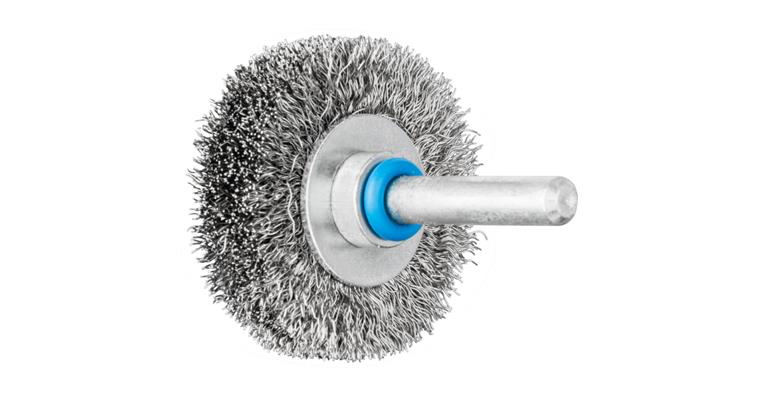 1047191103 round brush unknotted RBU diameter 40x9 mm shaft 6 stainless steel wire 0.20