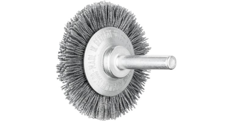 1001437374 round brush unknotted RBU diameter 50x4mm shaft 6mm SiC 0.55mm grit 120