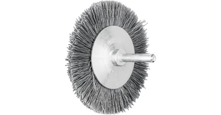 1001437378 round brush unknotted RBU diameter 80x8mm shaft 6mm SiC 0.55mm grit 120