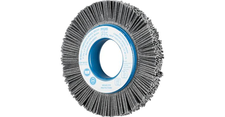 1001439493 COMPOSITE round brush RBUP diameter 150x25x50.8mm bore 1.14mm grit 80