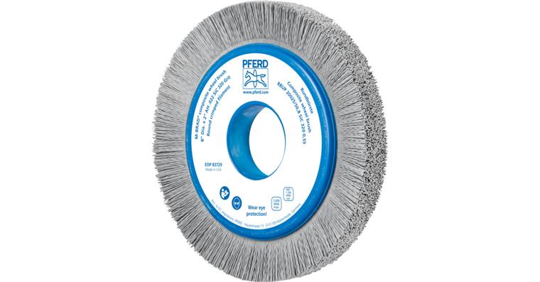 1001439497 COMPOSITE round brush RBUP diameter 200x25x50.8mm bore 0.55 grit 320