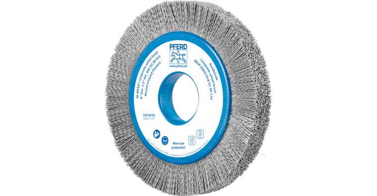 1001439494 COMPOSITE Wheel brush RBUP Diameter 200x25x50.8 mm Bore 80 grit