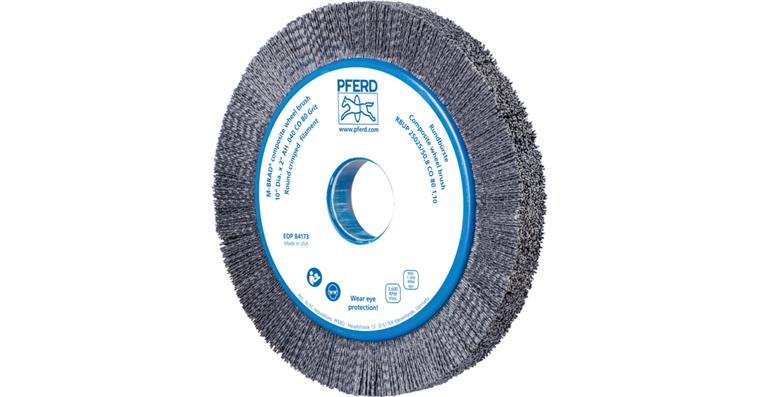 1001439555 COMPOSITE round brush RBUP diameter 250x25x50.8mm bore 1.10mm grit 80