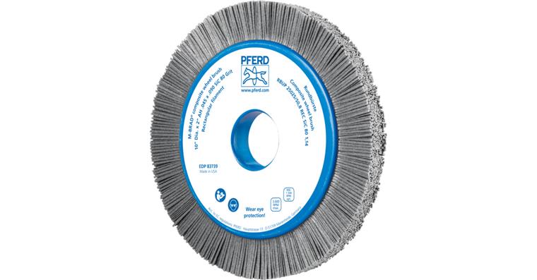 1001439503 COMPOSITE round brush RBUP diameter 250x25x50.8mm bore 1.14mm grit 80