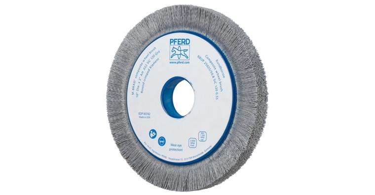 1001439504 COMPOSITE round brush RBUP diameter 250x25x50.8 mm bore grain 120