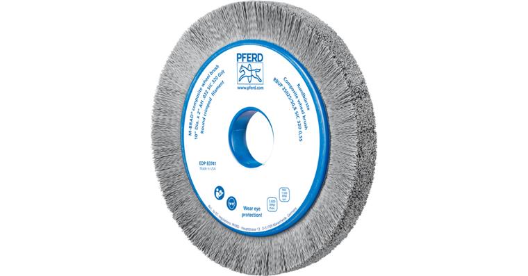 1001439505 COMPOSITE Wheel brush RBUP Diameter 250x25x50.8 mm Bore 0.55 Grit 320