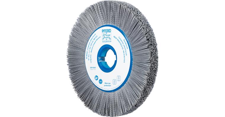 1001439489 COMPOSITE FLEX Wheel Brush RBUP Diameter 300x25x50.8 mm 0.90mm Grit 180