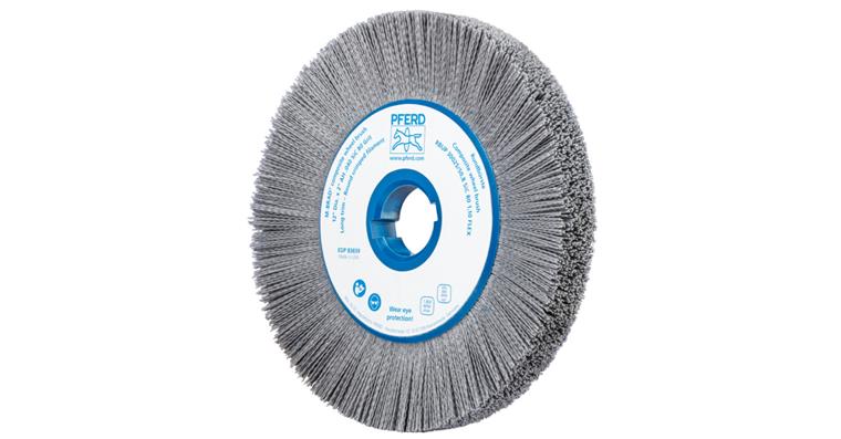 1001439487 COMPOSITE FLEX Wheel Brush RBUP Diameter 300x25x50.8 mm 1.10mm Grit 80