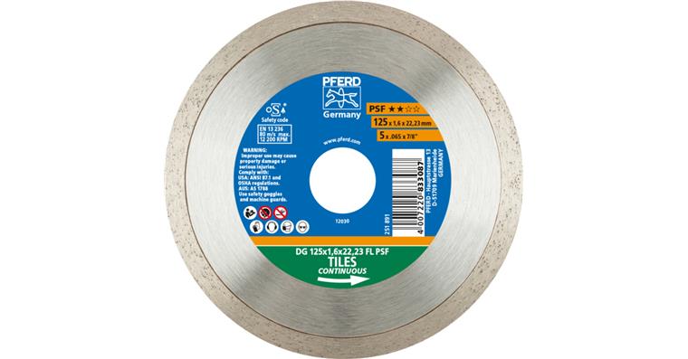 1001447019 diamond cutting blade DG FL 125x1.6x22.23 mm PSF version FL ZA