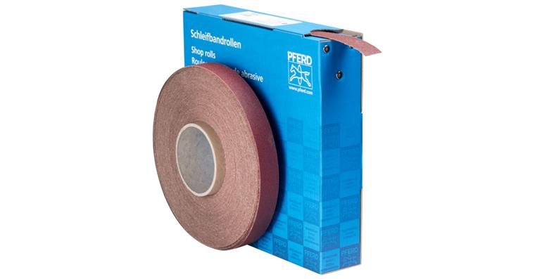 1001434596 corundum abrasive belt roll fabric SBR width 25mm x length 50m A100 universal