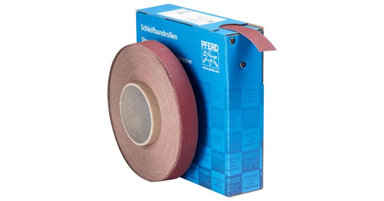 1001428470 corundum abrasive belt roll fabric SBR width 25mm x length 50m A240 universal