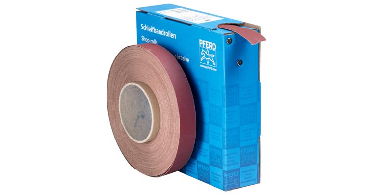 1001428471 corundum abrasive belt roll fabric SBR width 25mm x length 50m A320 universal