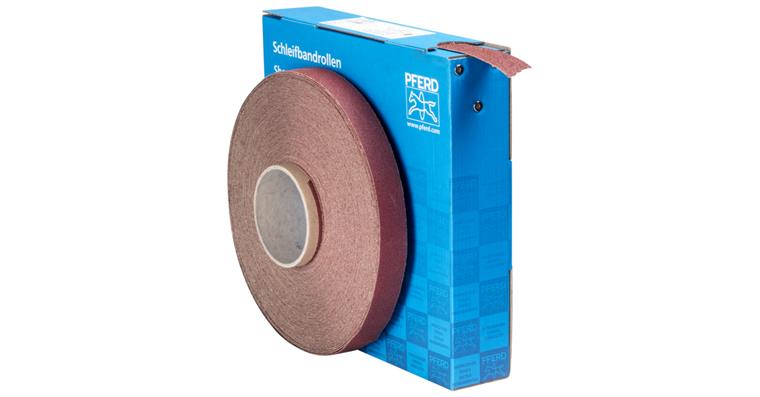 1001434594 corundum abrasive belt roll fabric SBR width 25mm x length 50m A60 universal