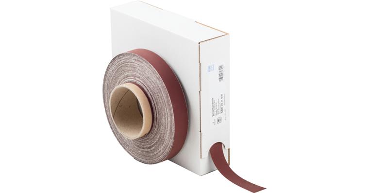 1001434675 corundum abrasive belt roll fabric SBR width 25mm x length 50m A800 universal