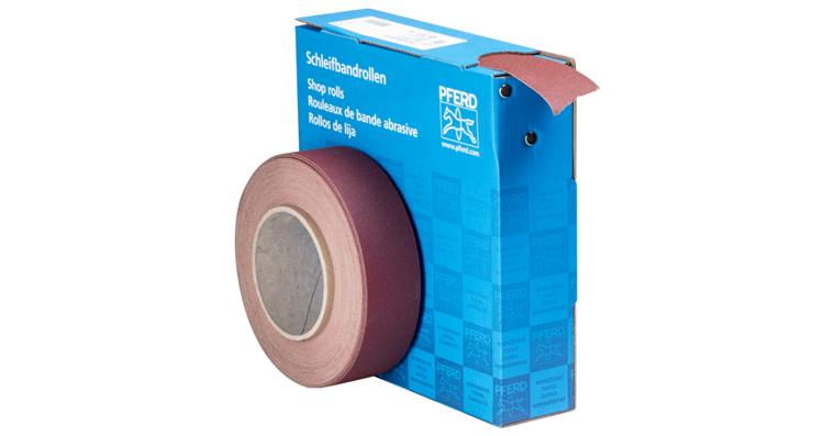 1001434922 corundum abrasive belt roll fabric SBR width 38mm x length 25m A180 universal