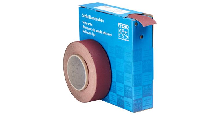 1001434923 corundum abrasive belt roll fabric SBR width 38mm x length 25m A220 universal