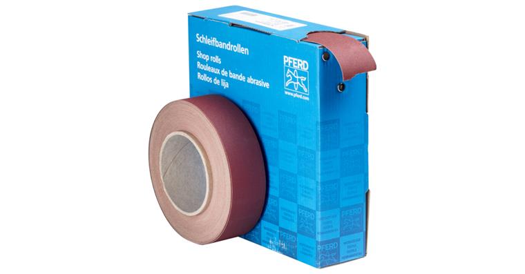 1001434924 corundum abrasive belt roll fabric SBR width 38mm x length 25m A240 universal