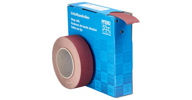 1001434925 corundum abrasive belt roll fabric SBR width 38mm x length 25m A320 universal
