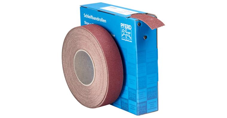 1001434917 corundum abrasive belt roll fabric SBR width 38mm x length 25m A60 universal