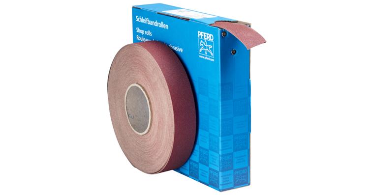 1001434606 corundum abrasive belt roll fabric SBR width 40mm x length 50m A100 universal