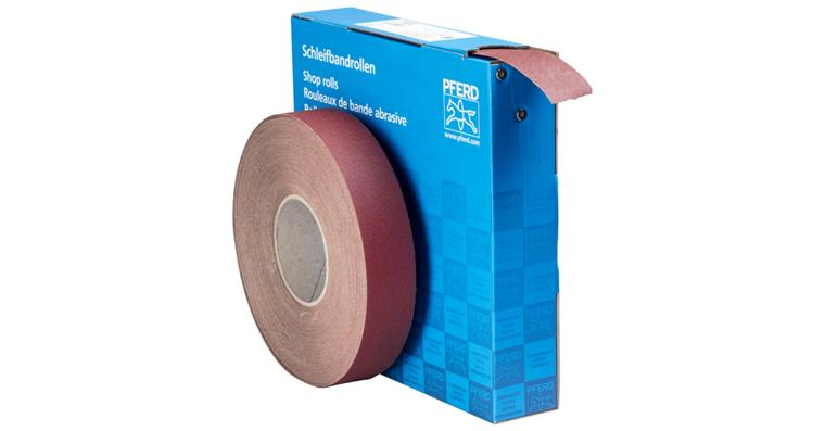 1001434607 corundum abrasive belt roll fabric SBR width 40mm x length 50m A120 universal