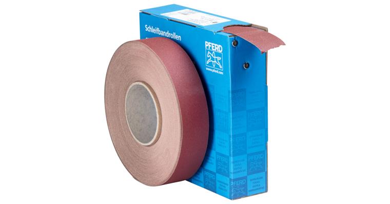 1001434609 corundum abrasive belt roll fabric SBR width 40mm x length 50m A180 universal