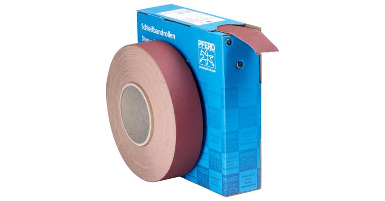 1001434610 corundum abrasive belt roll fabric SBR width 40mm x length 50m A240 universal